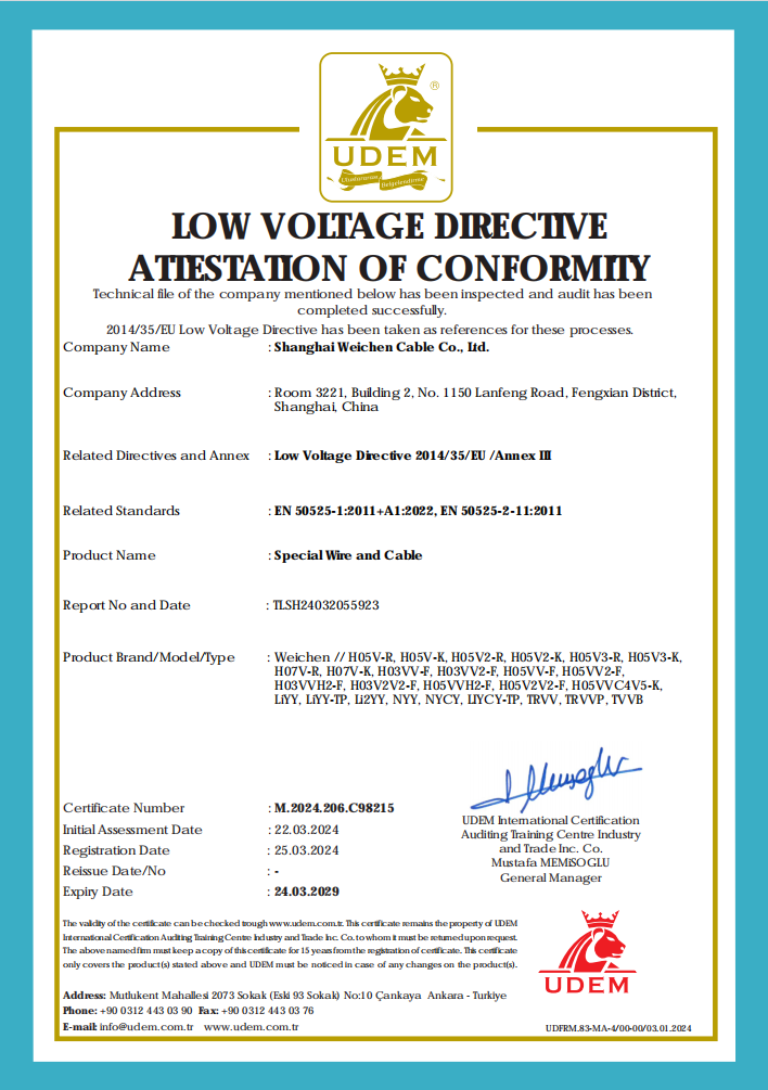 About CE Low Voltage Directive certificate