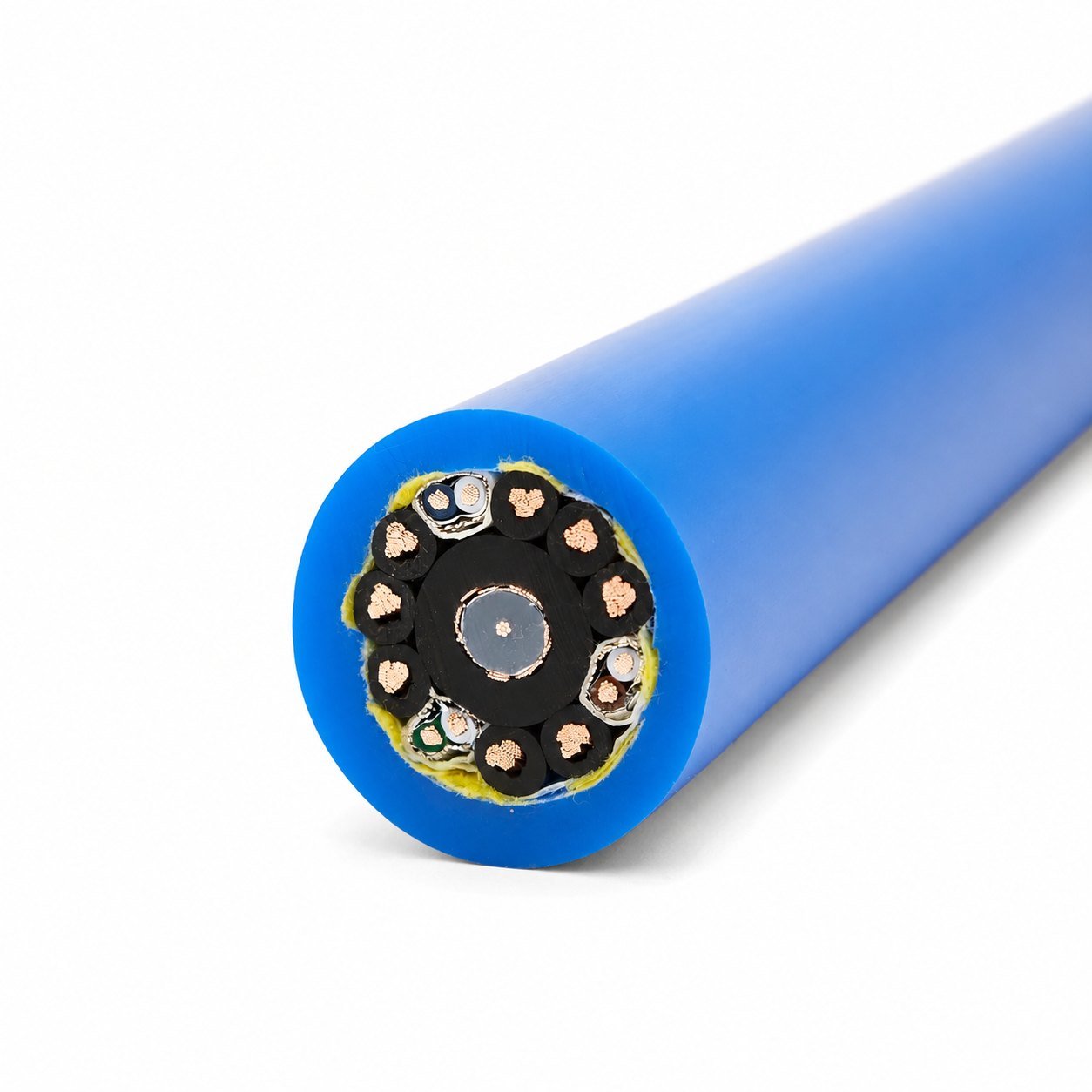 blue-floating-cable Blue floating underwater cable